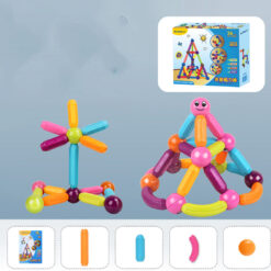 Magnetic Stick Building Block DIY Assemble Kids Toy