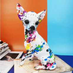 Creative Colorful Dog Animal Ornaments Sculpture
