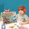 Interactive Children Jigsaw Paper Puzzle Learning Toys