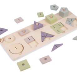 Geometric Figure Panel Digital Jigsaw Puzzle Board Toy