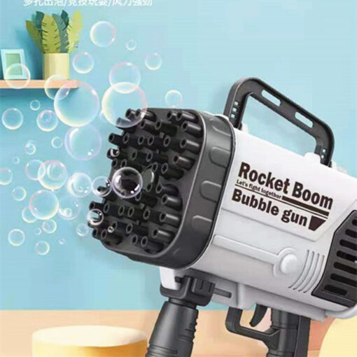 Durable Children's Gatling Bazooka Bubble Machine Toy