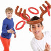 Inflatable Antler Hat Throwing Ring Toss Game Toy