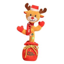 Cute Christmas Doll Stuffed Plush Dancing Toys