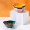 Ceramic Protect Cervical Spine Oblique Mouth Pet Bowl
