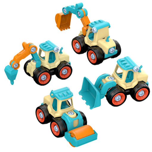 Creative Detachable Early Educational Puzzle Toy Car
