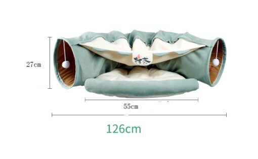 Interactive Collapsible Indoor Cats Tunnel Play Toy