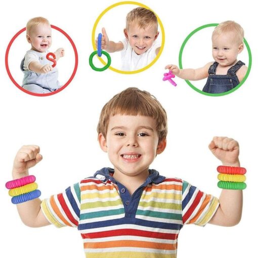 Creative Colorful Plastic Tube Coil Children's Magical Toy