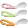Portable Silicone Curved Handle Baby Practice Spoon