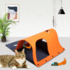 Durable 2 in 1 Scratch Resistant Cat Felt Nest Tunnel Toy