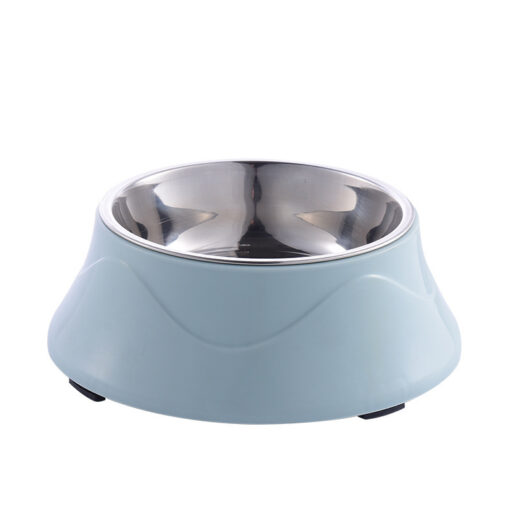 Dual-Purpose Stainless Steel Pet Food Feeder Bowl