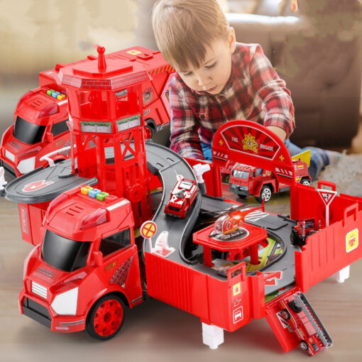 Children's Simulation Truck Deformed Alloy Car Toy