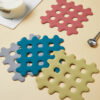 Soft Silicone Hollow-out Table Mat Mesh Pot Cup Coaster
