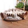 Interactive Collapsible Indoor Cats Tunnel Play Toy