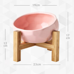 Ceramic Protect Cervical Spine Pet Water Food Bowl