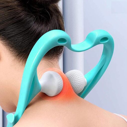 Multi-function Double Ball Manual Cervical Massager