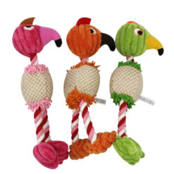 Interactive Cotton Rope Pet Sounding Squeaky Toy