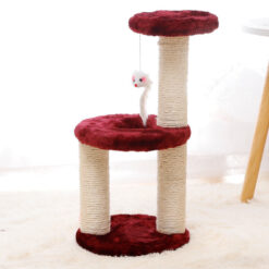 Cat Climbing Frame Sisal Scratching Claw Post Villa Toy