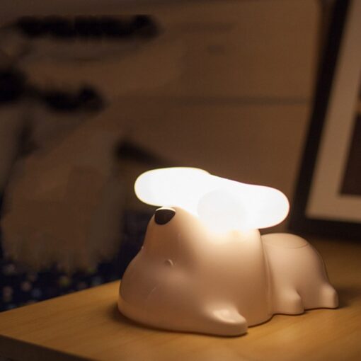 Portable USB Charging Dog Bone LED Night Light Lamp
