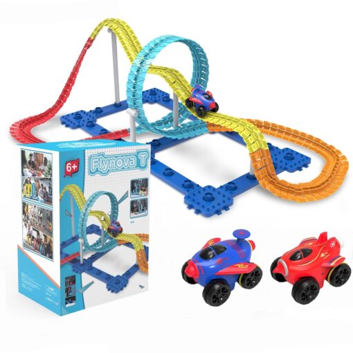 DIY Flexible Racing Car Railway Track Assemble Play Toy