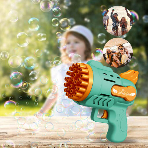 Automatic Electric Outdoor Bubble Maker Gun Toys