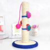 Interactive Cat Sisal Rope Tree Post Scratching Board