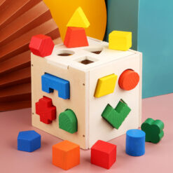 Wooden Early Educational Building Block Toddlers Toy