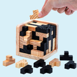 Wooden Kongming Luban Lock Brain Teaser Puzzle Toy
