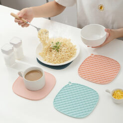 Creative Anti-slip Teacup Silicone Heat-resistant Mat