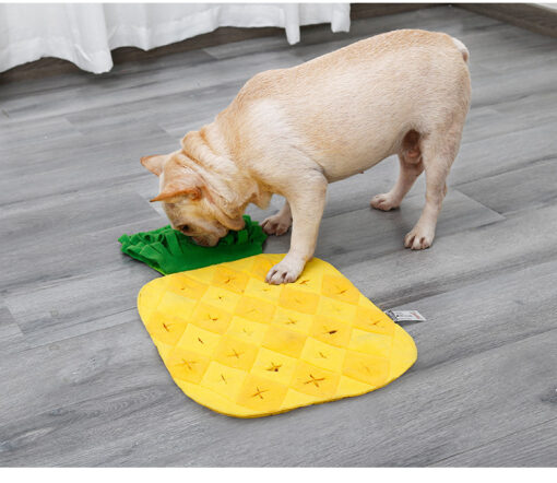 Creative Pineapple Shape Pet Nose Training Sniffing Pad