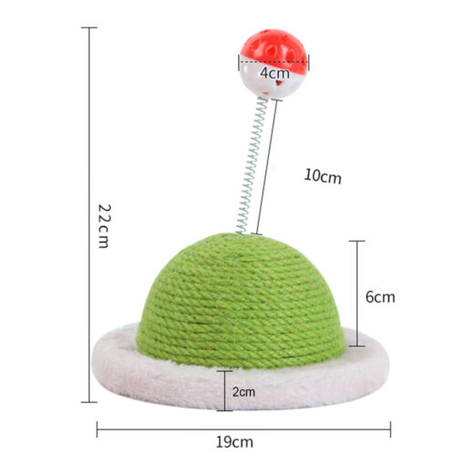 Cat Round Scratching Post Grabbing Grinding Ball Toy