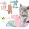 Interactive Cute Cat Vivid Animal Plush Biting Toy
