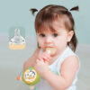 Silicone Soft Rubber Baby Teether Rattle Chew Toy