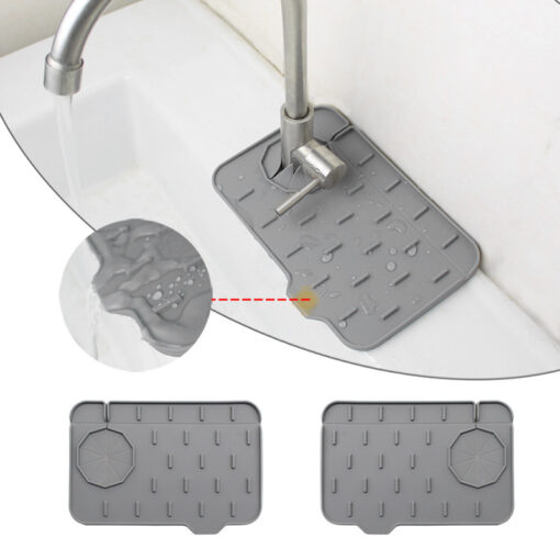 Double Sided Kitchen Faucet Anti-splash Drain Pad