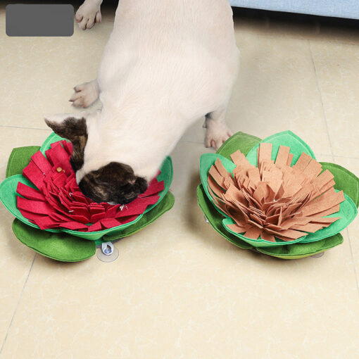 Multi-layer Petal Shape Dog Nose Training Sniffing Mat