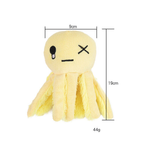 Cute Interactive Octopus Shape Pet Chewing Plush Toys