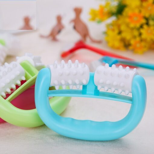 Handheld Anti Cellulite Mini Double Roller Massager