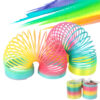 Creative Plastic Folding Rainbow Spring Coil Toys