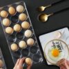 Transparent 21 Grids Kitchen Egg Tray Storage Holder