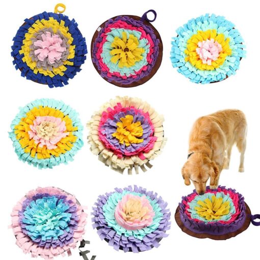 Colorful Slow Eating Pet Nose Training Sniffing Pad