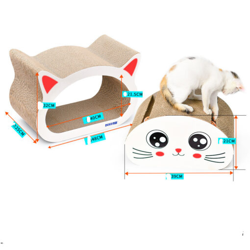 Corrugated Paper Grinding Cat Scratching Board Toy