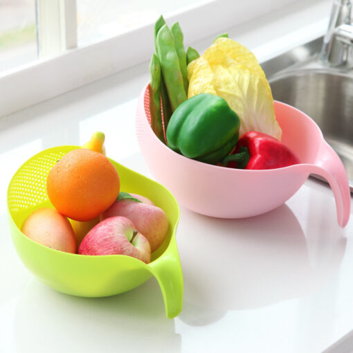 Creative Rice Washer Sieve Drainer Strainer Basket