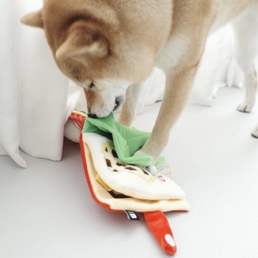 Multi-purpose Food Leaking Sniffing Vocal Chew Toy