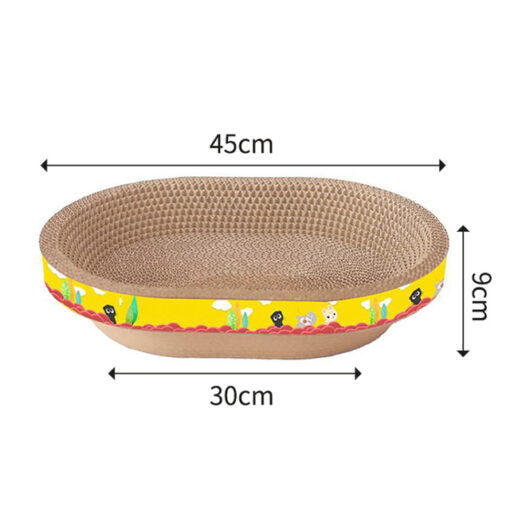 Cat Scratching Board Bowl Type Grinding Claw Toy