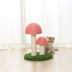 Durable Cute Mushroom Shape Sisal Cat Scratching Post