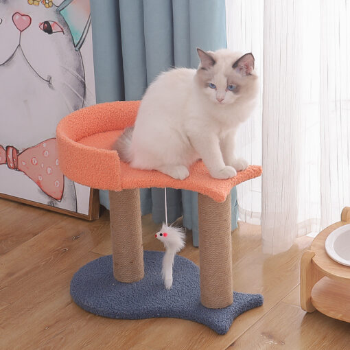 Interactive Cat Climbing Frame Tree Nest Hemp