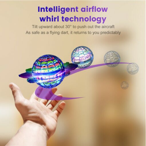 Durable USB Rechargeable Smart Induction Fly Ball Toy