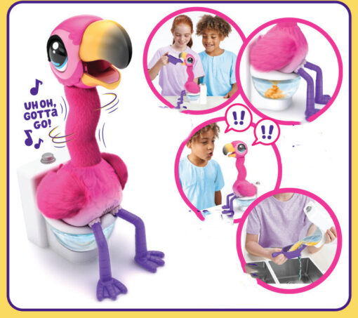 Electronic Flamingo Children Voice Movable Singing Toy