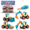 Children's Disassembly Assembly Engineering Vehicle Toy