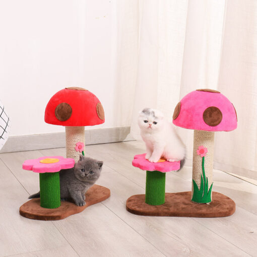 Mushroom Climbing Frame Grinding Claws Cat Toy