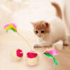 Interactive Cat Sisal Feather Ball Scratching Toy